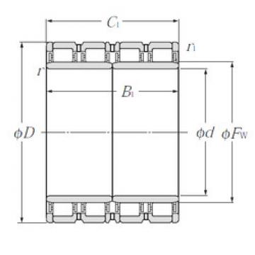  E-4R10201 NTN Cylindrical roller bearing