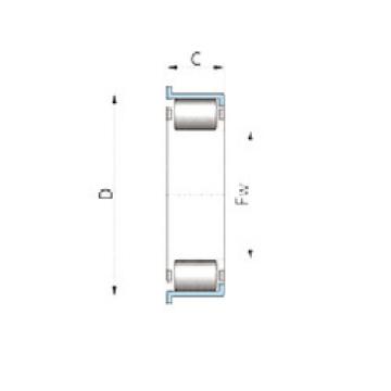  F-208962.01 INA Cylindrical roller bearing