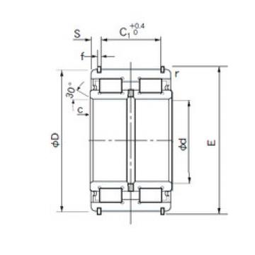  E5009NRNT NACHI Cylindrical roller bearing