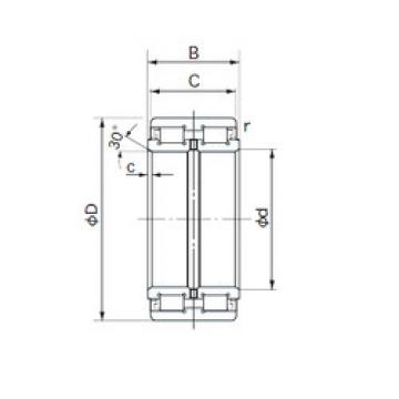  E5008 NACHI Cylindrical roller bearing