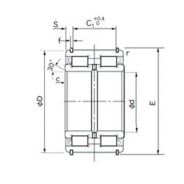  E5020NR NACHI Cylindrical roller bearing