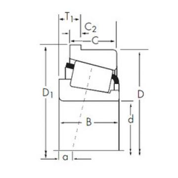  07087X/07210XB Timken Tapered Roller bearing 