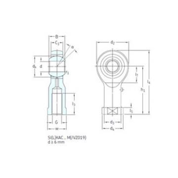  IKAC25M KF Radial pherical plain bearing 